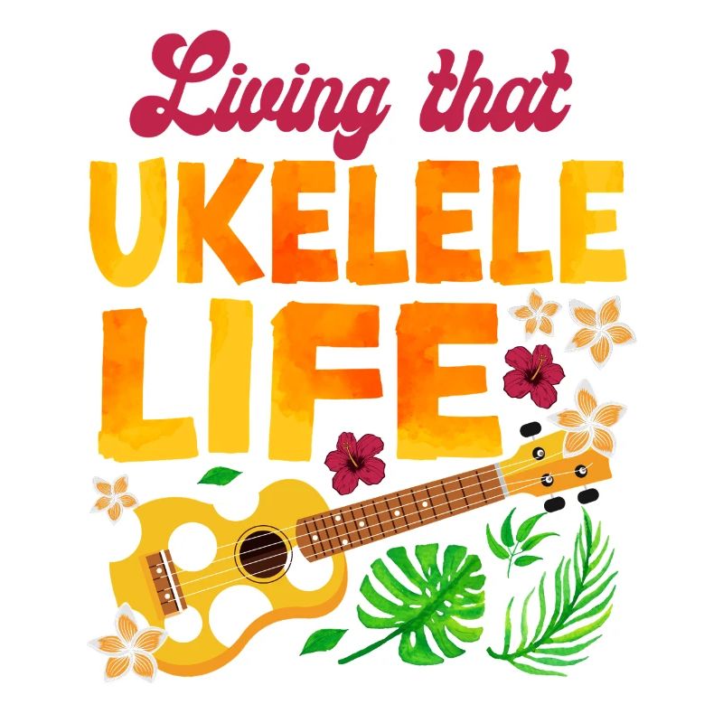 Ukulélé hawaïen Uke vivant que ça