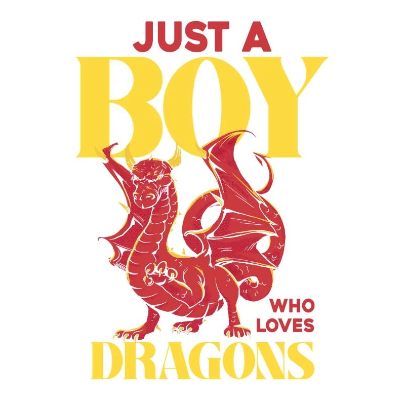 Nur ein Junge liebt Drachen