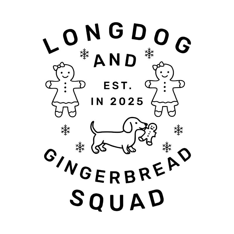 Escouade Longdog & Gingerbread – Noël teckel