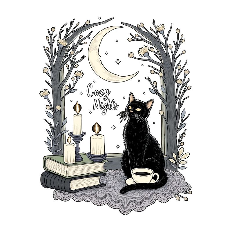 Nuits Douillettes Chat Gothique Douillet