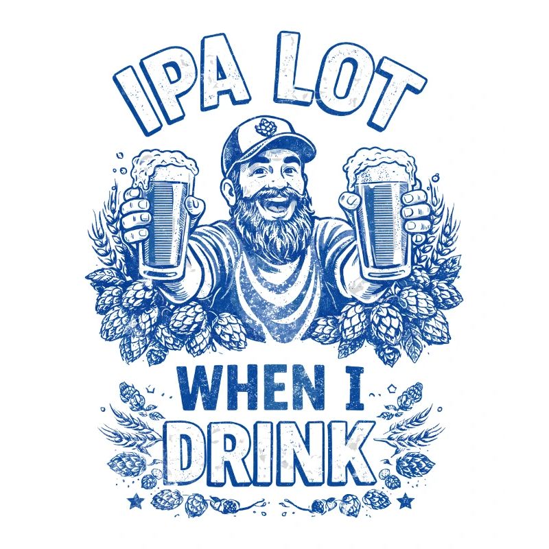 IPA Lot Prost Bearded Beer Drinker