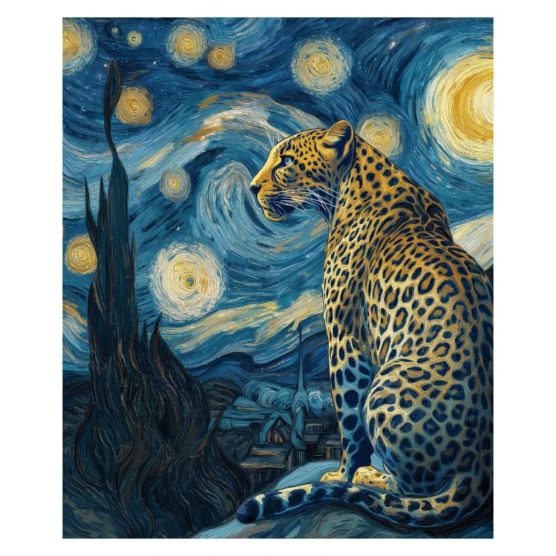 Leopard Van Gogh