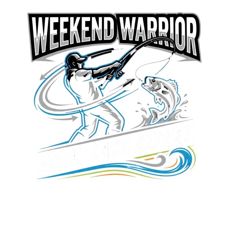 Pêcheur répété du Weekend Warrior Hook Cast