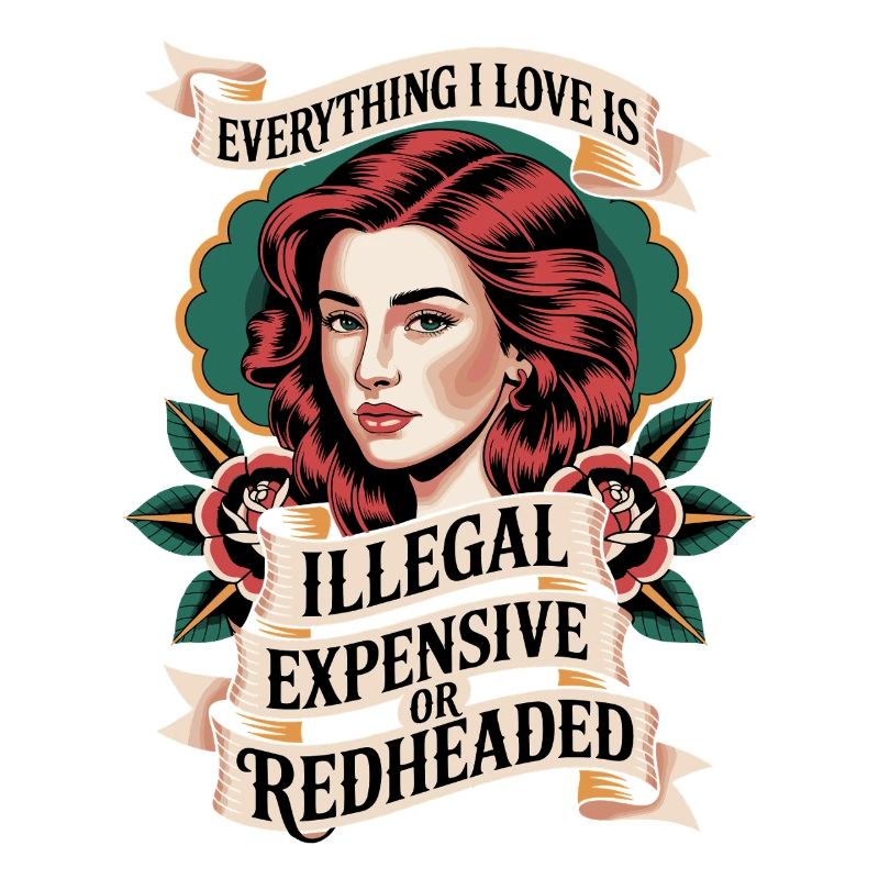 Everything I Love Is Illegal Expensive Rothaarig