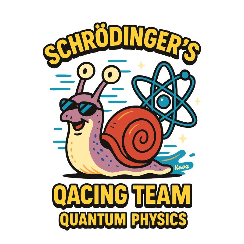 L’équipe de Qacing de Schrödinger : Escargot de physique quantique
