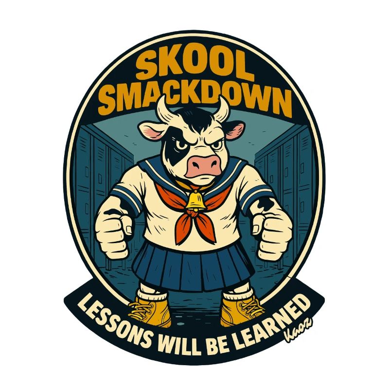 Affrontement de vaches à l’école
