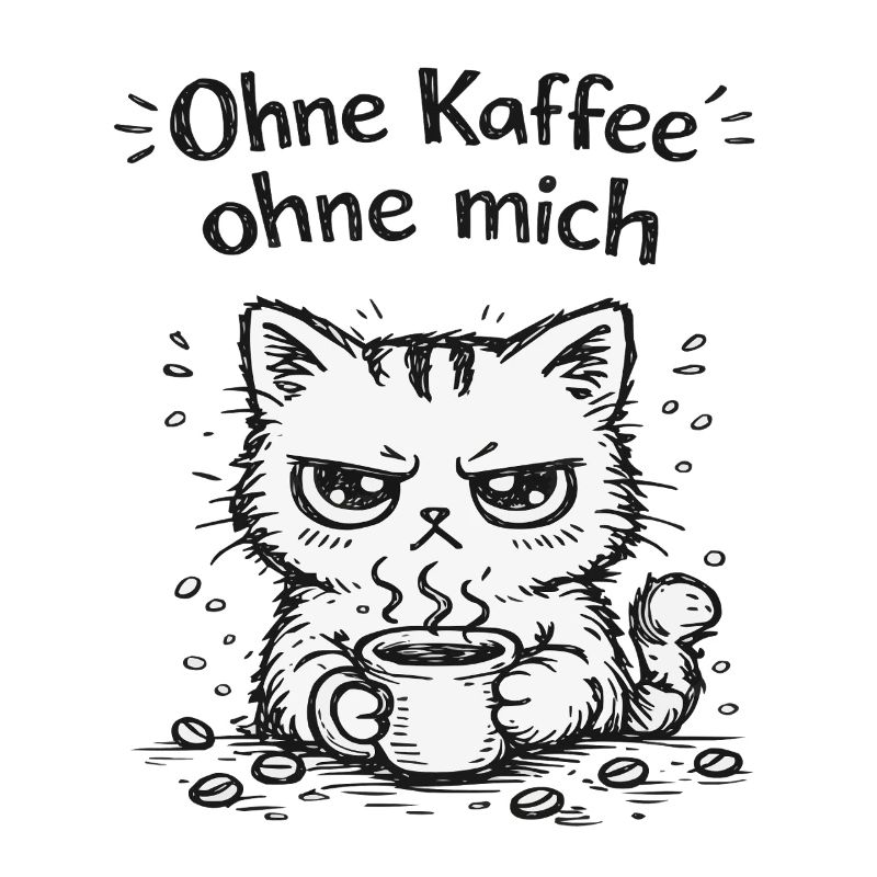 Cat Coffee Grimace