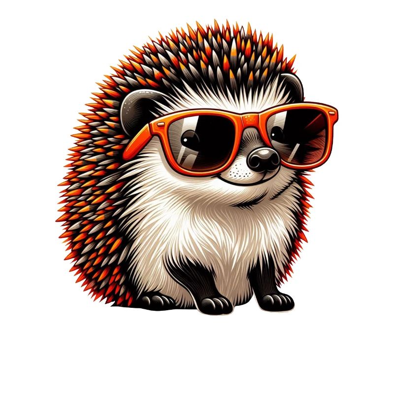 Igel Mit Sonnenbrille Igel Sarkasmus Tierliebhaber