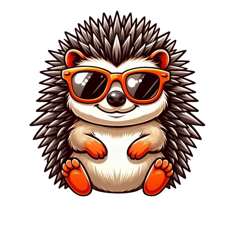 Igel Mit Sonnenbrille Igel Sarkasmus Tierliebhaber