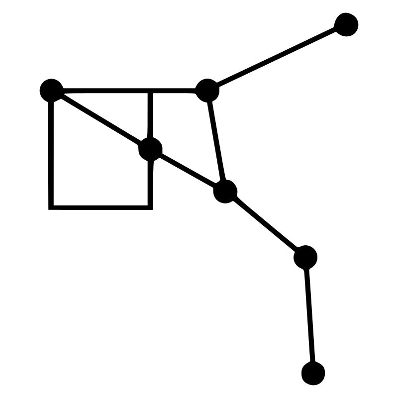 Sternbild Geometrie Linien