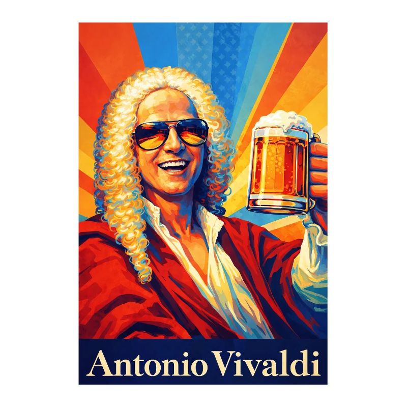Vivaldi Bier Pop-Art