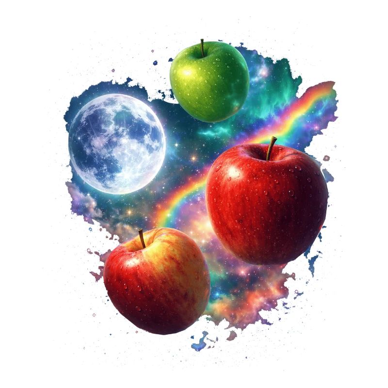 Kosmische Apfelwelten