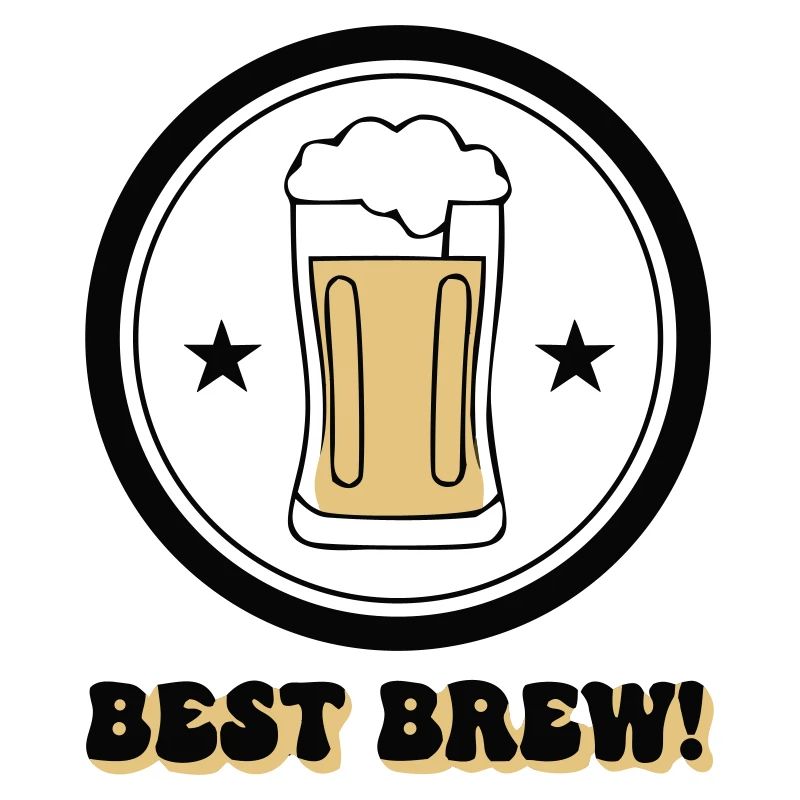 Cool Best Brew Beer Emblem