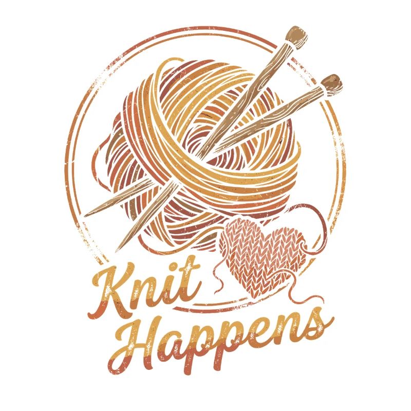 Conception de tricot en forme de cœur