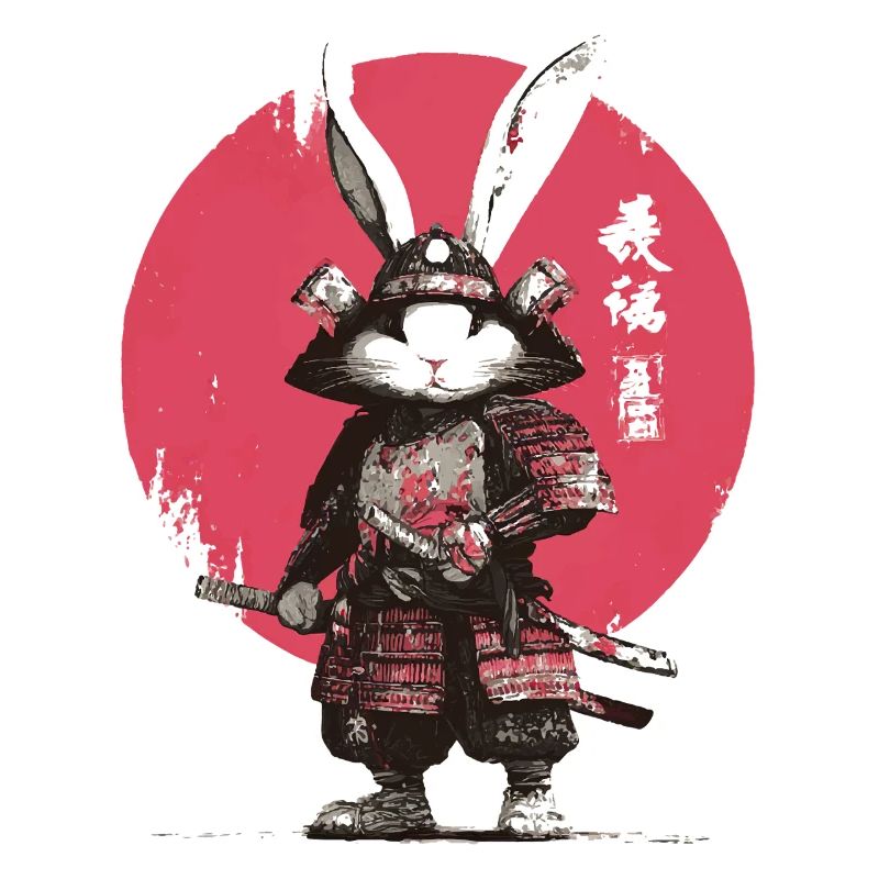 Bunny Samurai in Armor