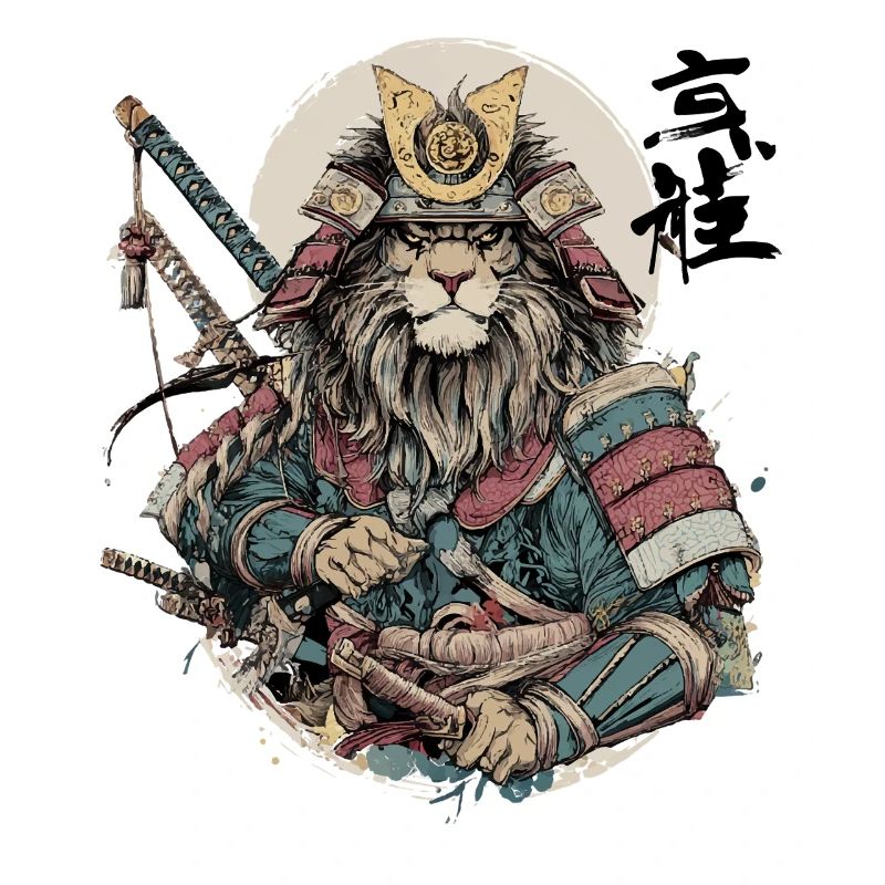 Lion Samurai Armor Warrior