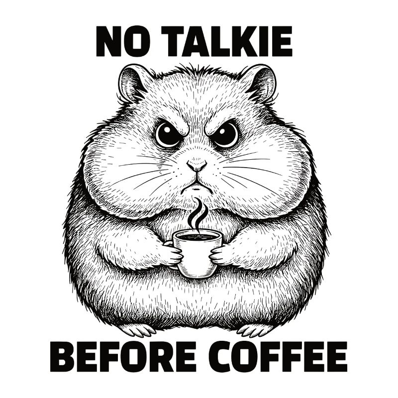 Pas de conversation devant un hamster amateur de café