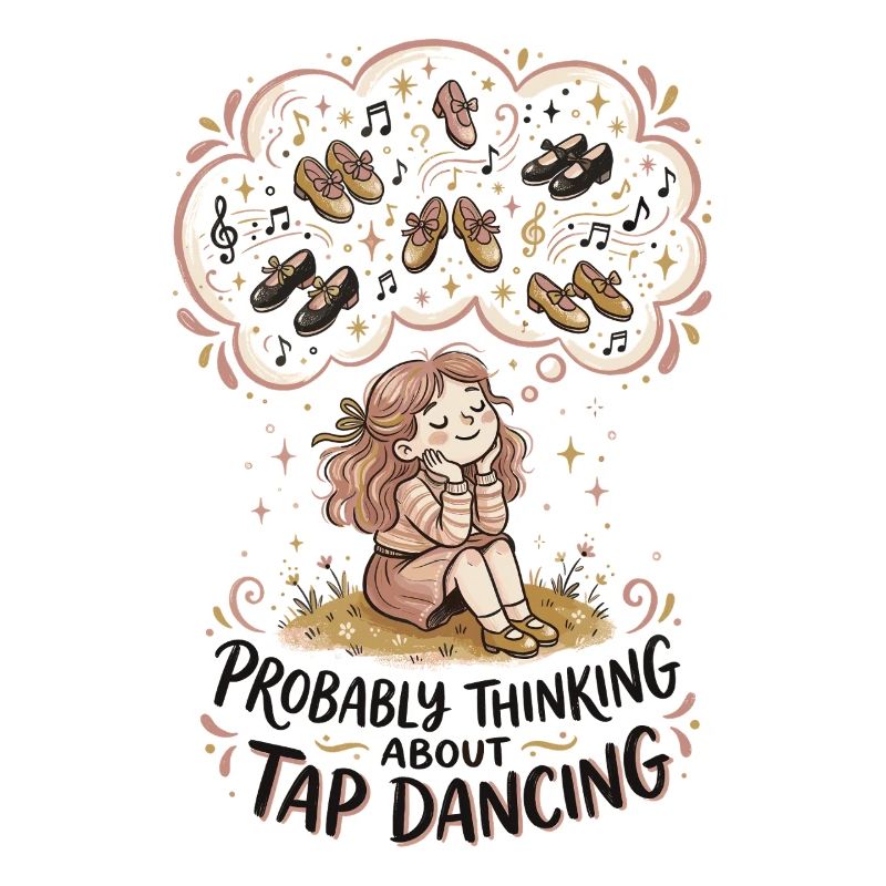 Thinking Tap Dancing Tap Dancer Dance