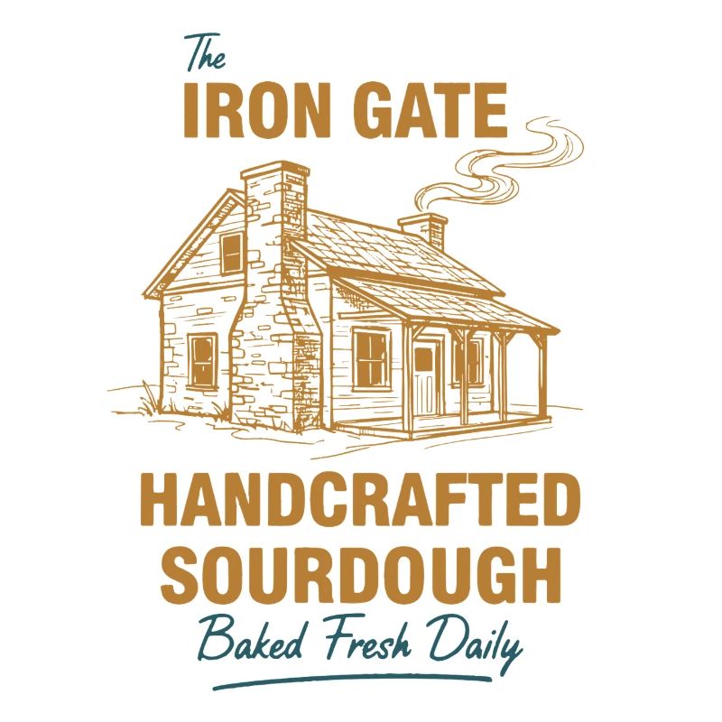 sourdough Bread Baking Iron Gate Handcrafted