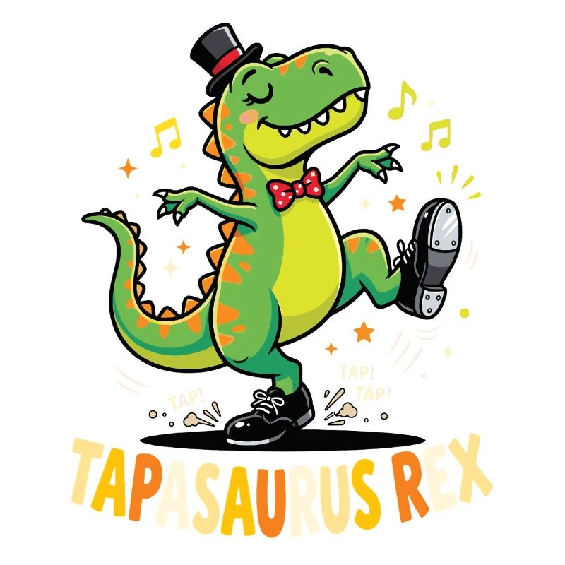 Tapasaurus Tap Dance Lover Tap Dancer