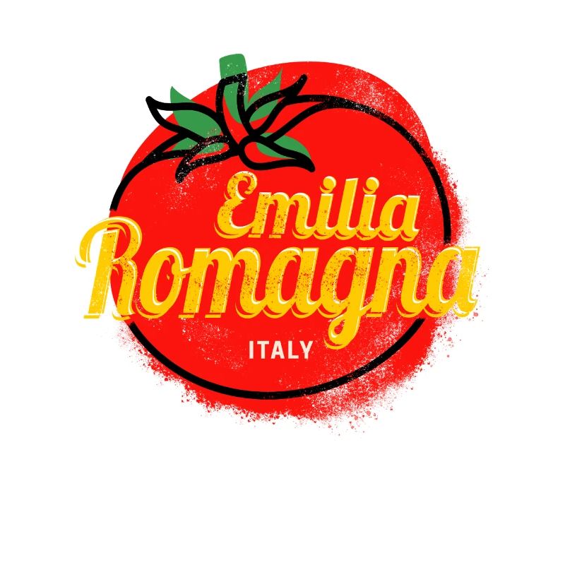 Emilia-Romagna mit Tomate Italien Vintage Souvenir