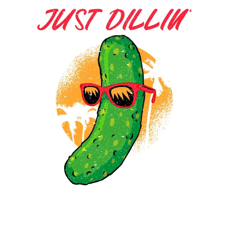 Juste Dillin Cool Concombre Chill Vintage
