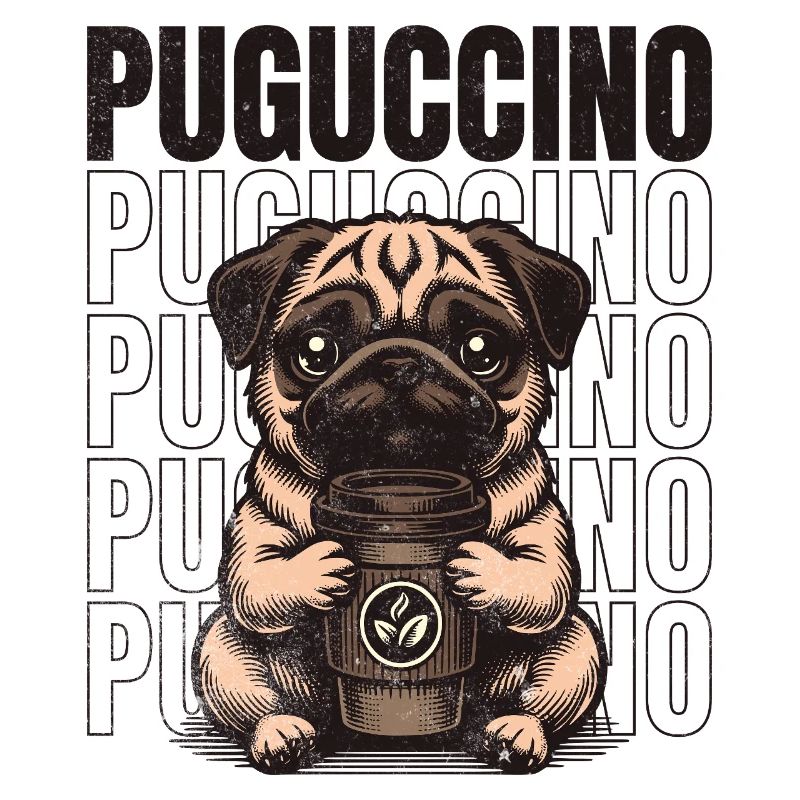 Puguccino Pug Kaffee & Coffee Vibes