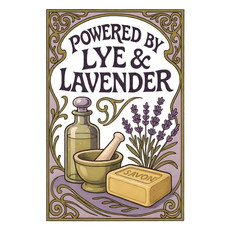Lye & Lavender | Soap boiling