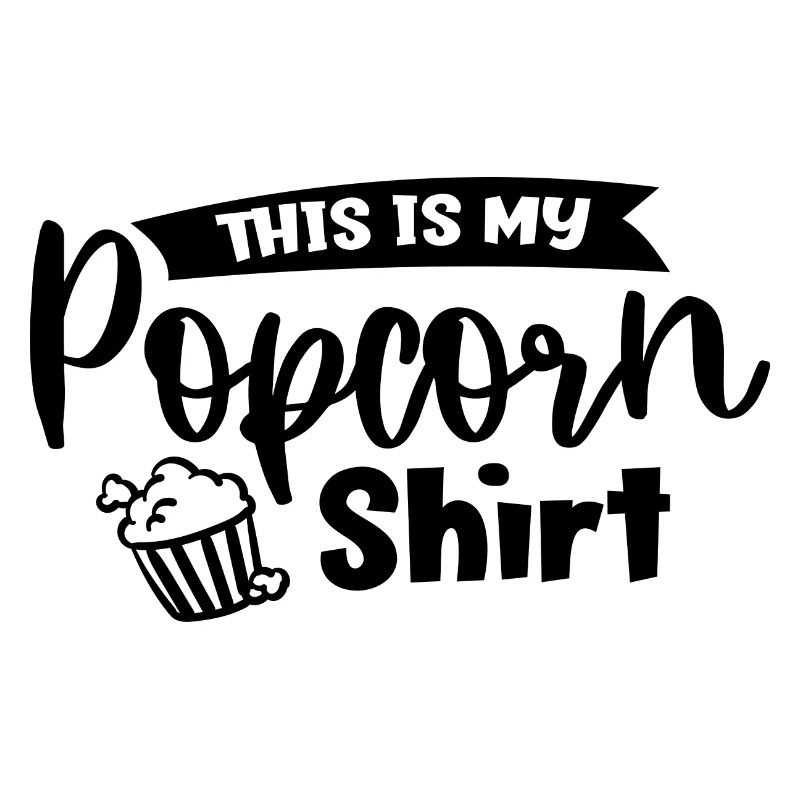 Films d'illustration de pop-corn Manger du maïs