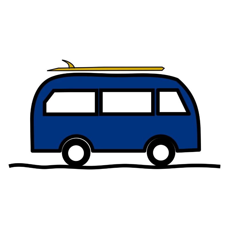 VAN. SURF. VIVE LES VACANCES. VACANCES.
