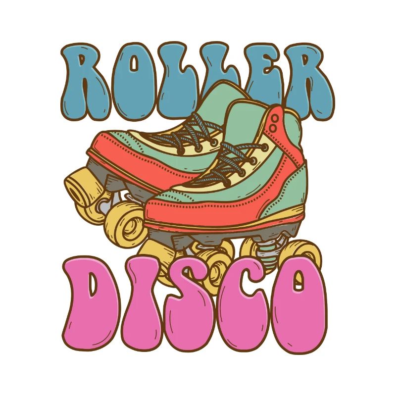 Roller Skates Roller Disco Skater Retro Gift