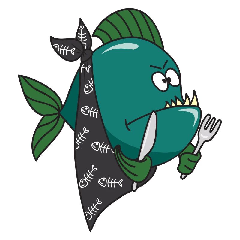 Poisson mignon mignon Cool Piranha