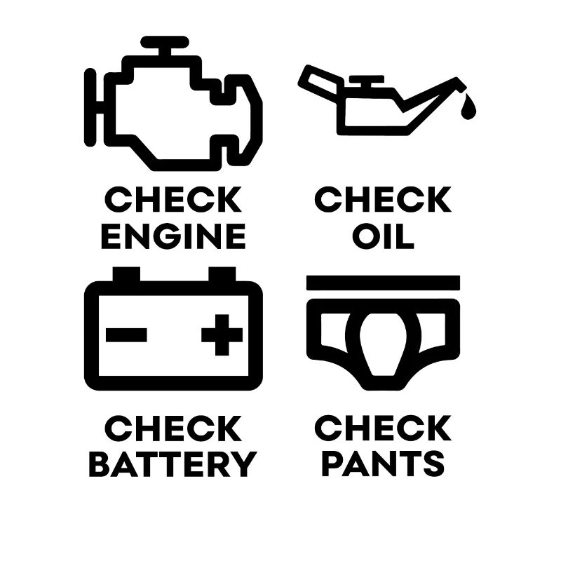 Check engine Geschenk Wagen Autofans Mechaniker