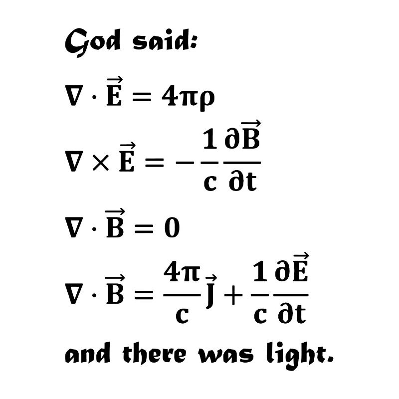 Formule de physique Équations Cadeau de physicien