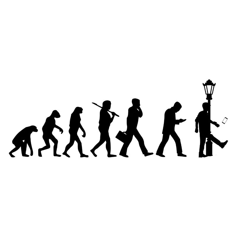 Evolution Smartphone - Funny Motif