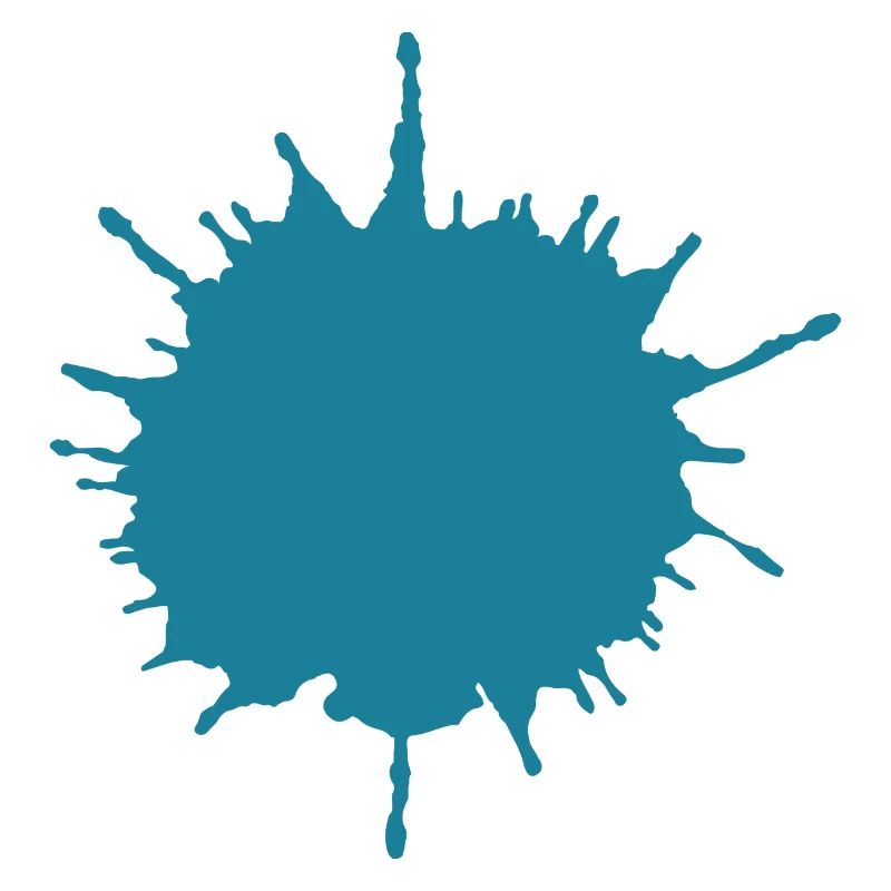 farbklecks Klecks Farbspritzer blau Geschenk