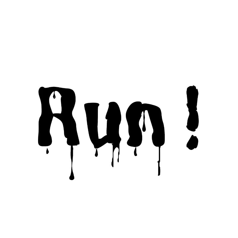 Run! (black)