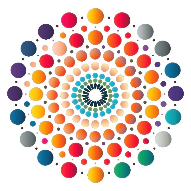 Abstract Dot Geometry: Unique Design