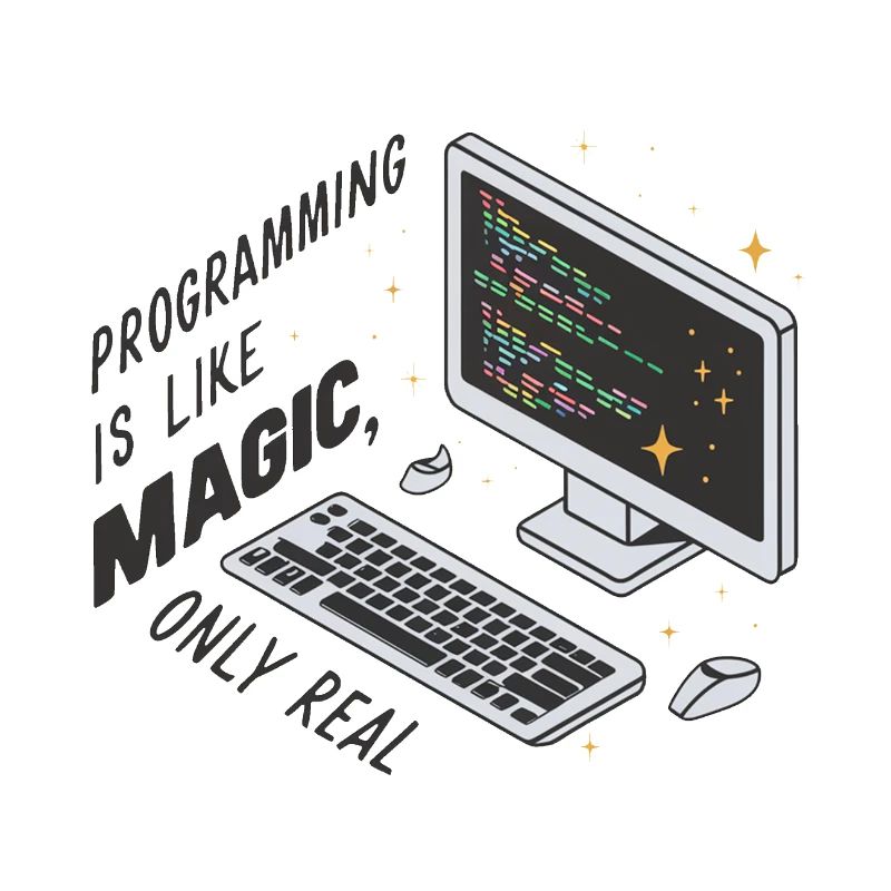 Programming is like magic, only real.