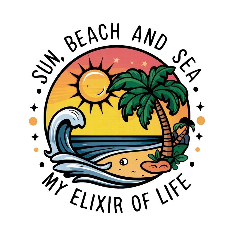 Le soleil, la plage et la mer - mon élixir de vie