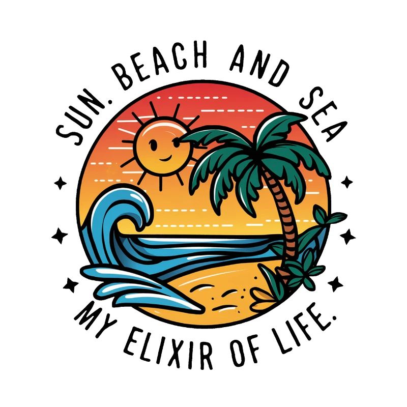 Le soleil, la plage et la mer - mon élixir de vie