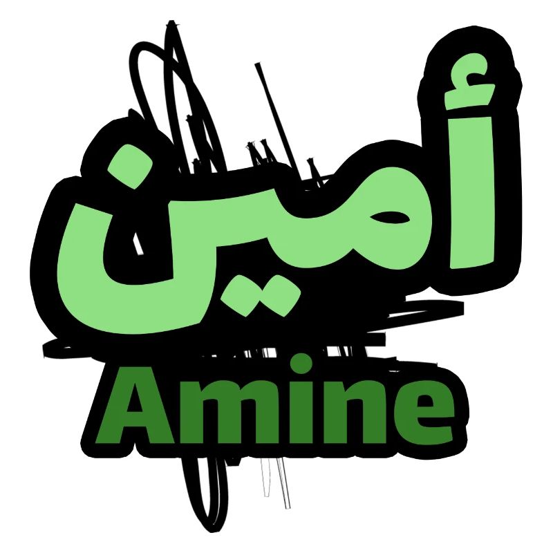 Amine en écriture arabe