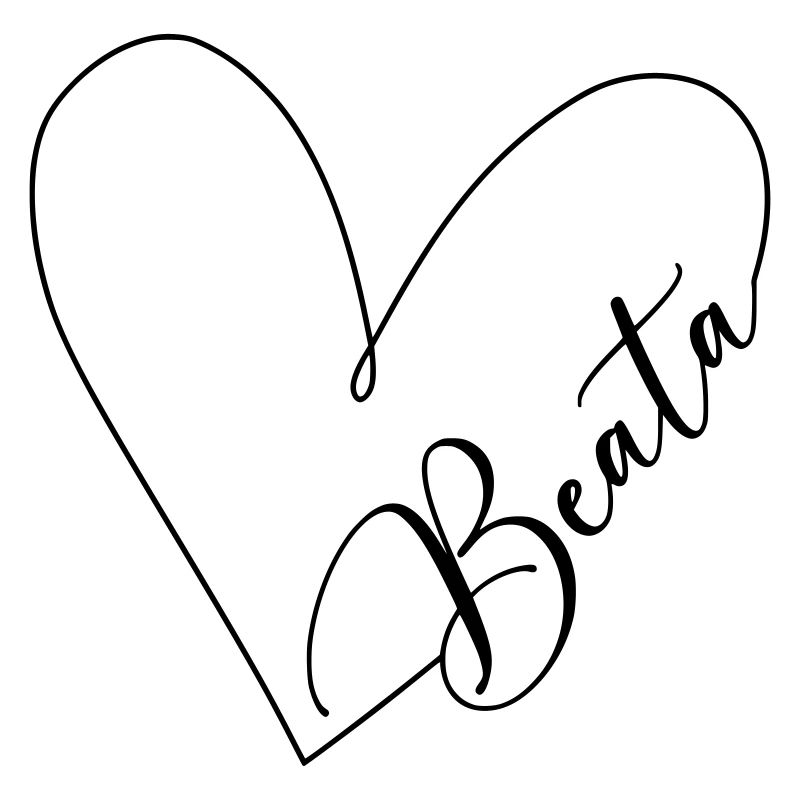 Beata Name Heart Line
