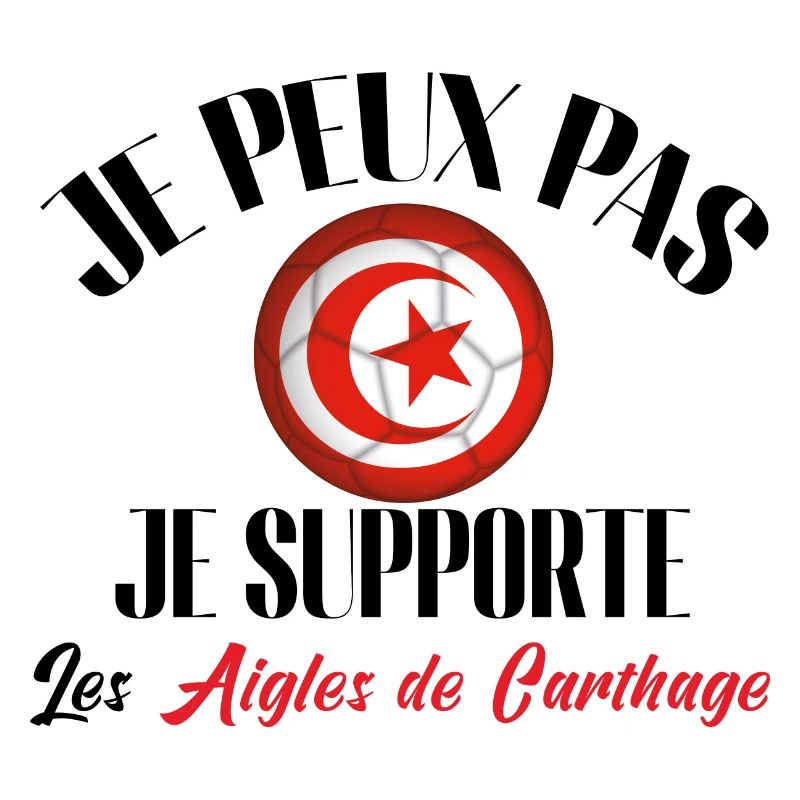 je supporte les aigles de Carthage, tunisie