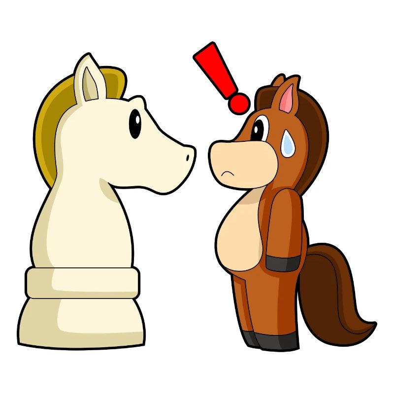 Pièce d’échecs Chevalier Cheval d’échecs