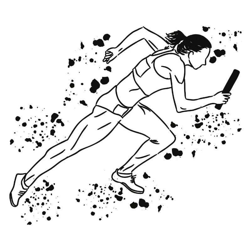 Relay Runner Relay Race Relay Race
