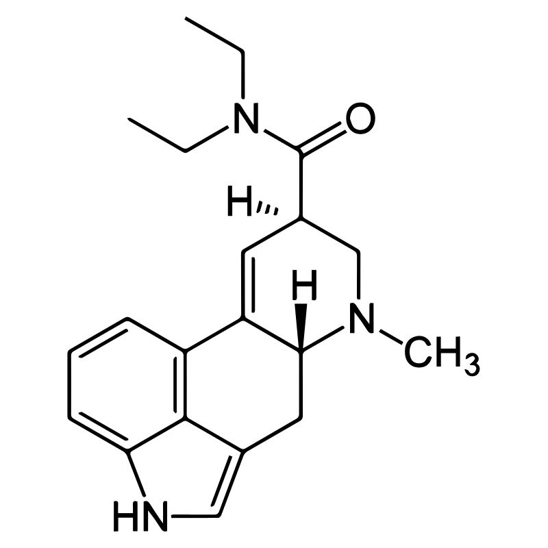 LSD Strukturformel