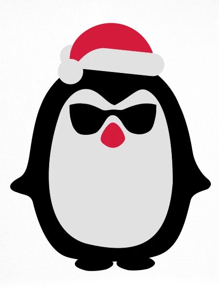 Santa penguin
