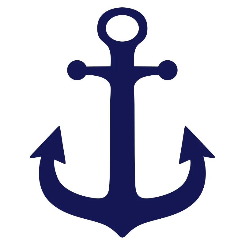 Blauer Anker
