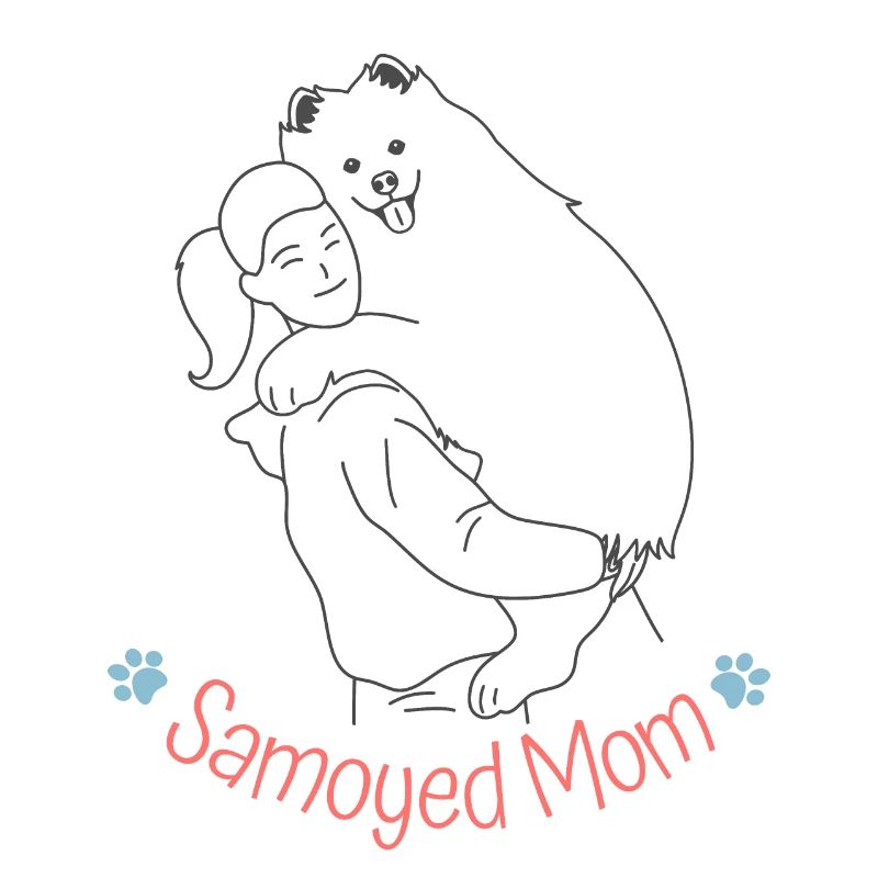 Maman samoyed